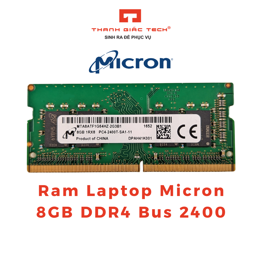 RAM Laptop DDR4 Micron 8GB Bus 2400 - Hàng Chính Hãng