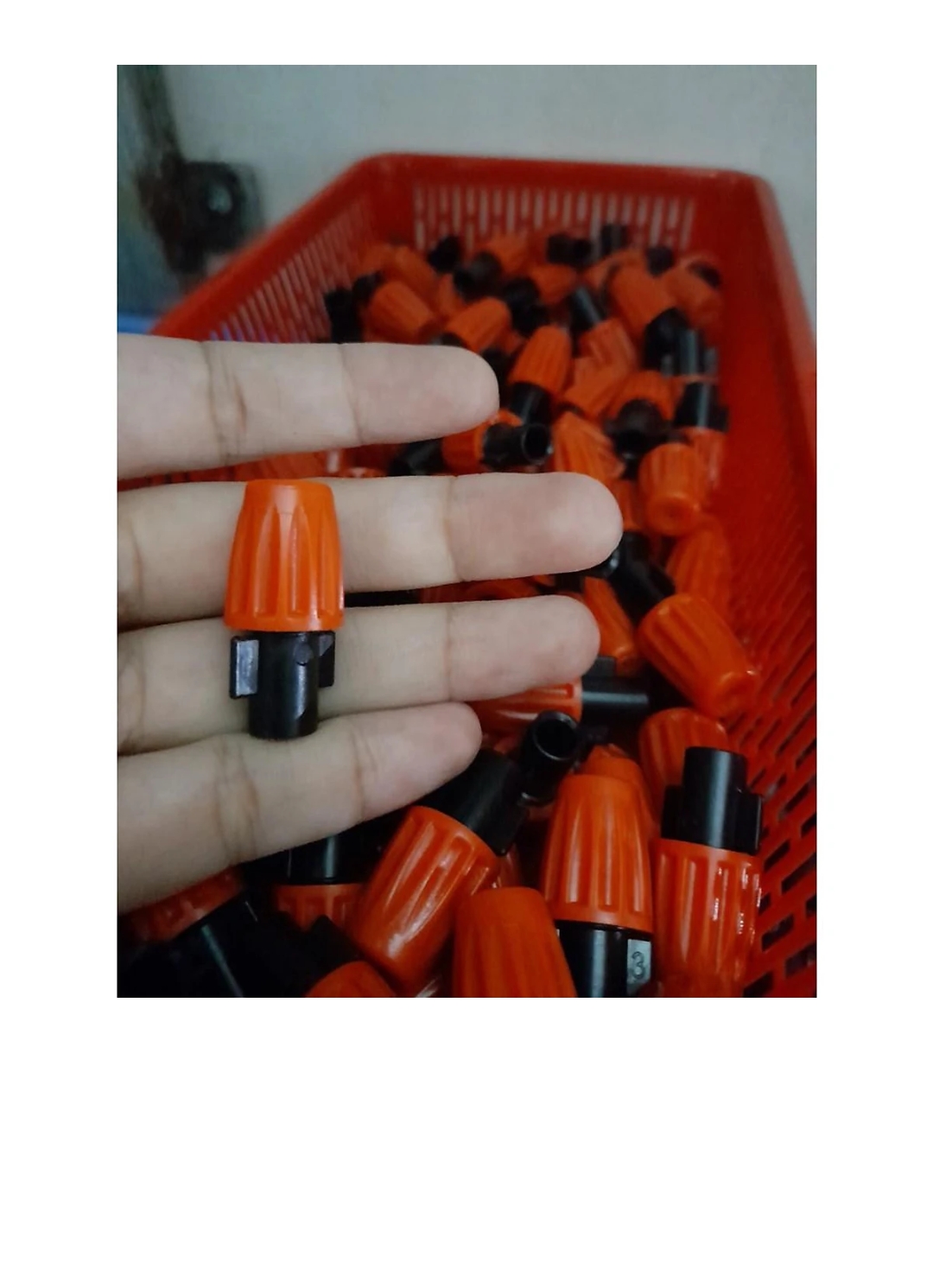 20 đầu béc phun sương cam không tắc