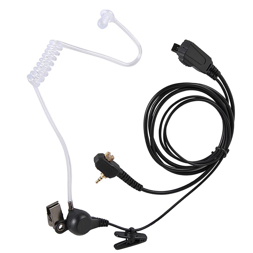 1Pin PTT Mic Covert Acoustic Tube Earpiece Headset For Motorola MTH600 MTH650 MTH800 MTH850 MTP850 MTS850 2 Way Radio Walkie Talkies