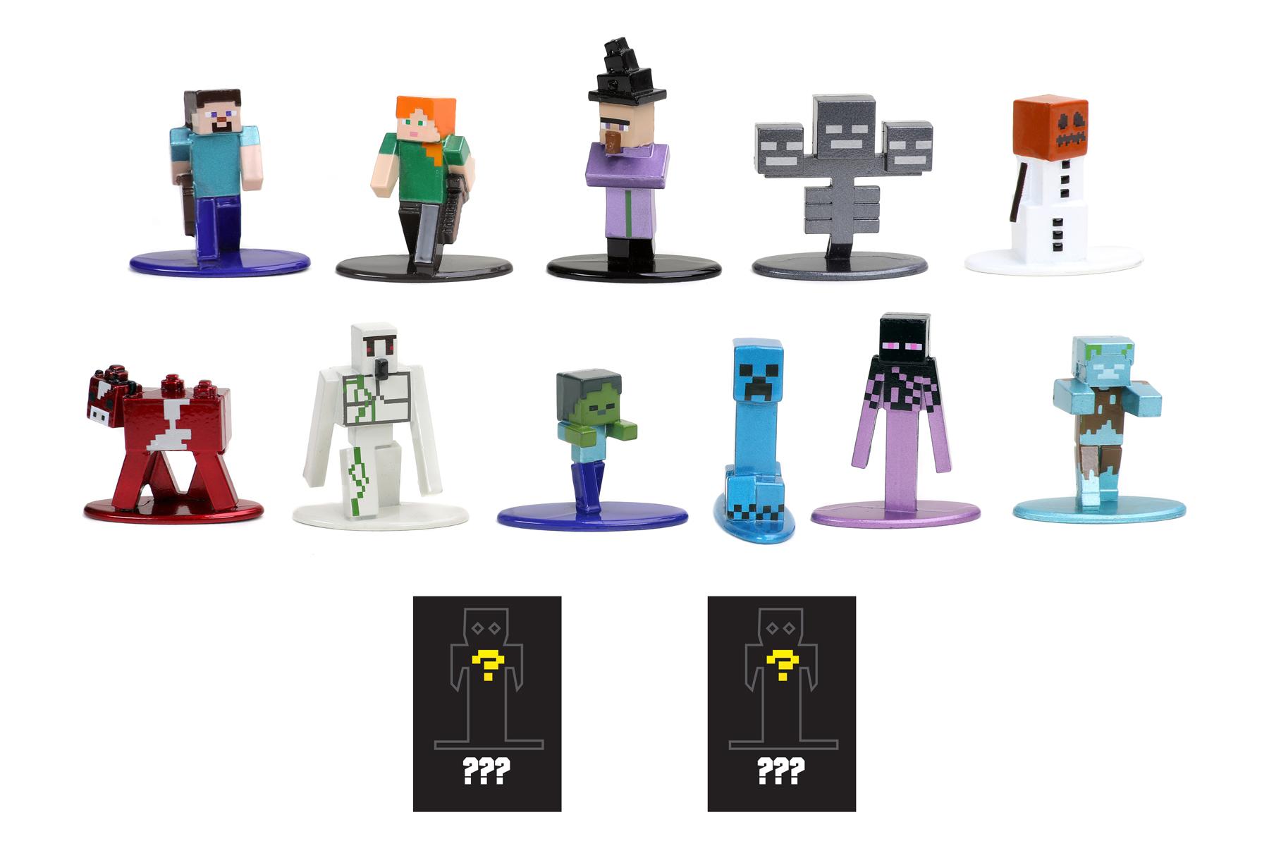 Đồ Chơi Mô Hình Sưu Tầm Minecraft 1.65 Inch - Nano Metalfigs Blind Bag - Jada Toys (Bao Bìa Giao Ngẫu Nhiên) (Mẫu Sản Phẩm Bên Trong Là Ngẫu Nhiên)