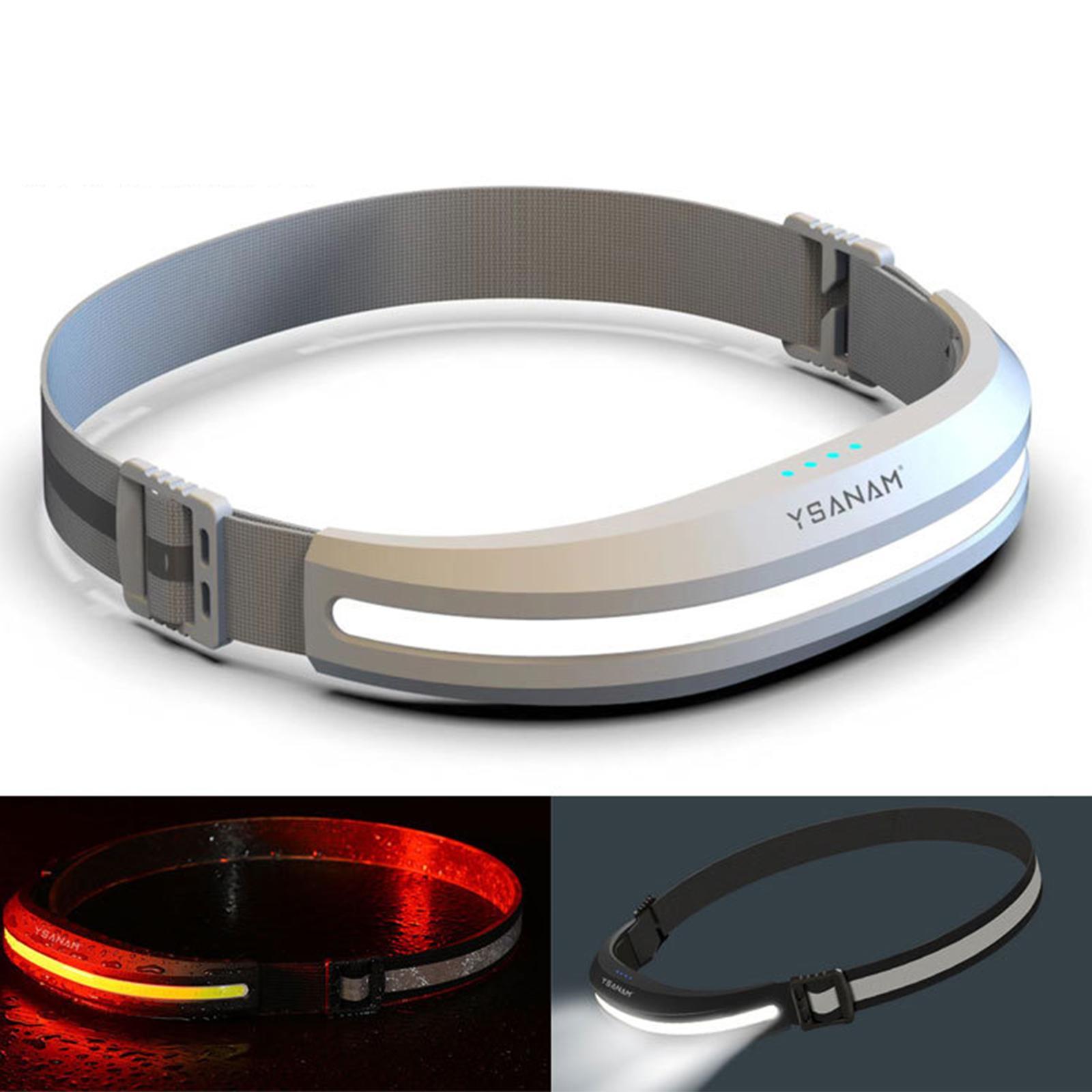 COB headlight Adjustable  Flashlight for  Running Cycling Camping ,