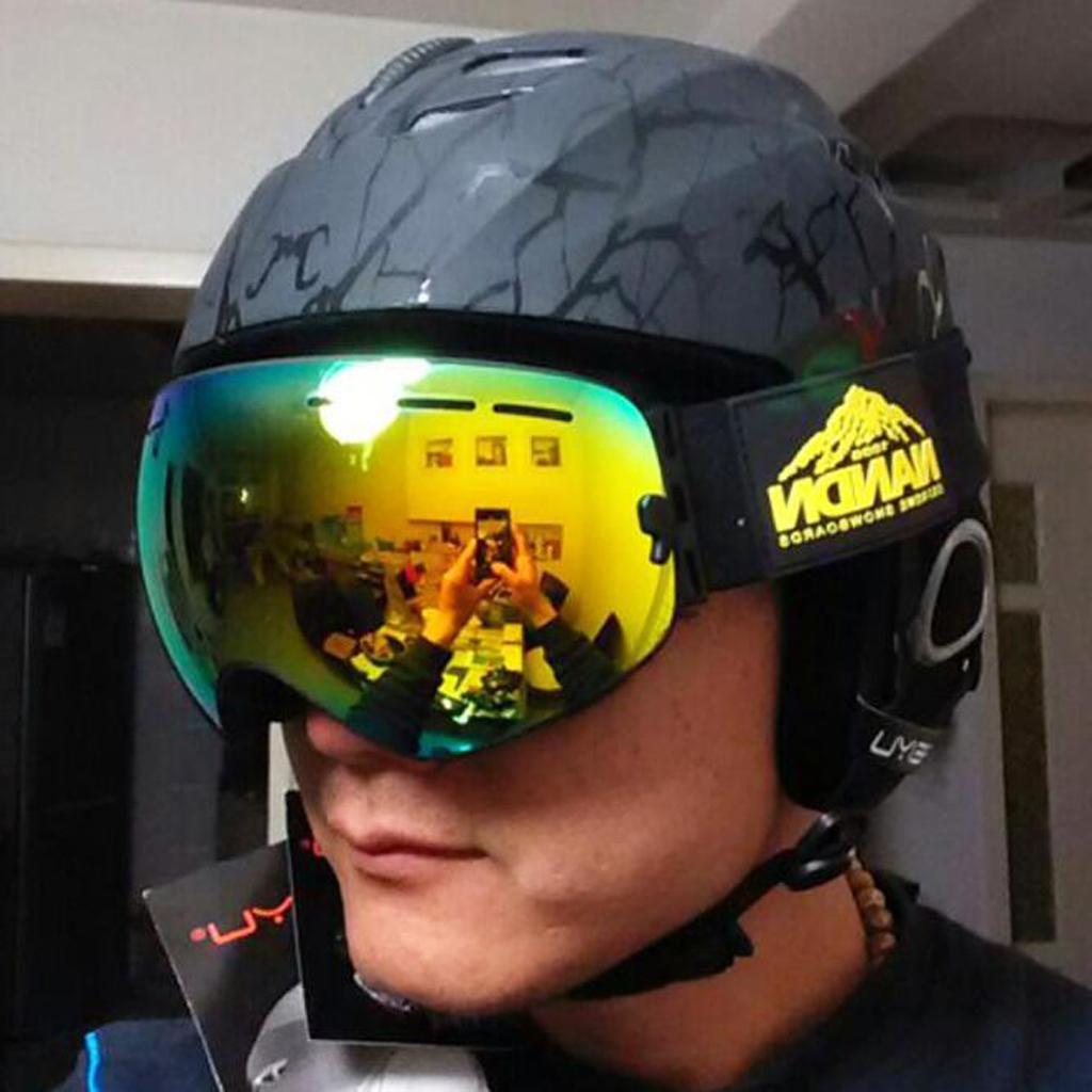 Men Women Unisex Breathable Ski Snowboard Snowmobile Snow Sports Helmet 7 Colors M L