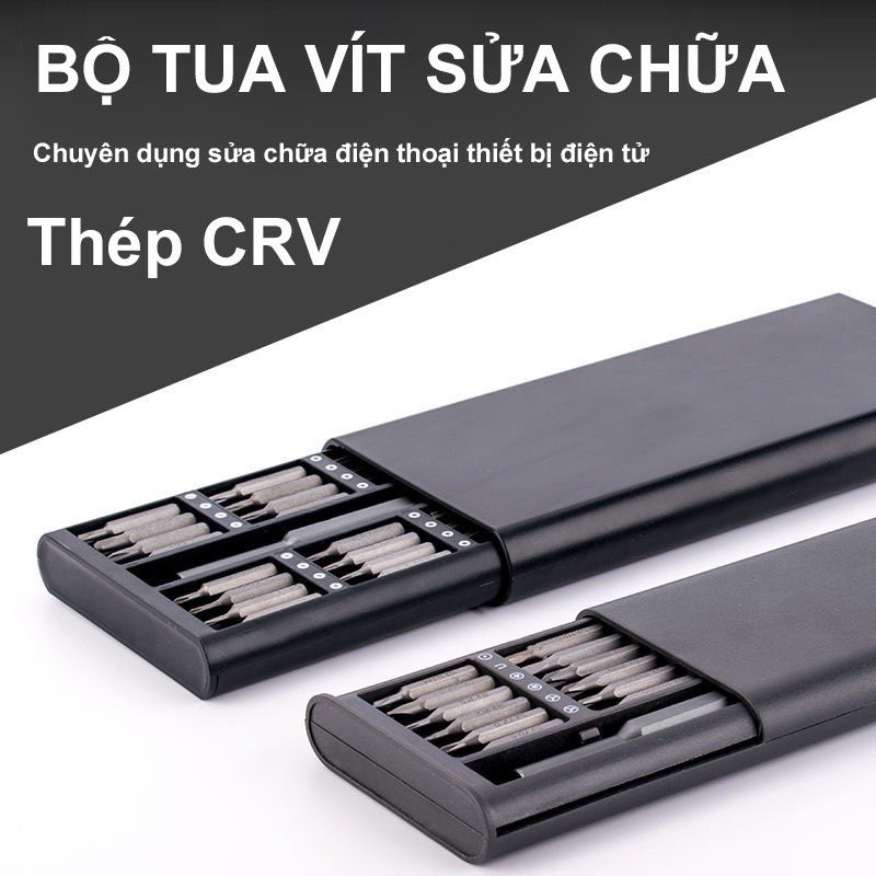 Bộ Tua Vít  Đa Năng 24 Chi Tiết Dùng Sửa Chữa Điện Thoại, LapTop(Giá rẻ)