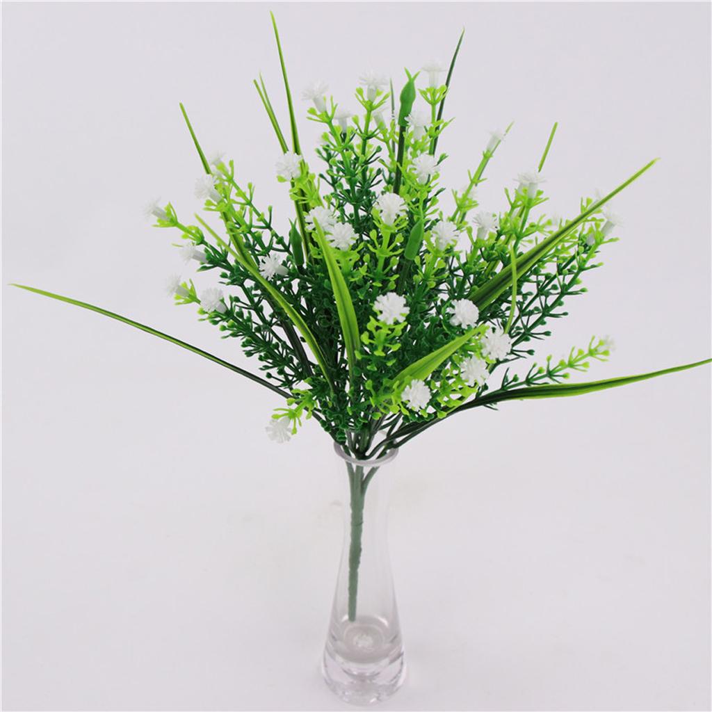 Artificial Plastic Gypsophila Flowers Baby's Breath Flower Plants Grass Home Wedding Floral Decor