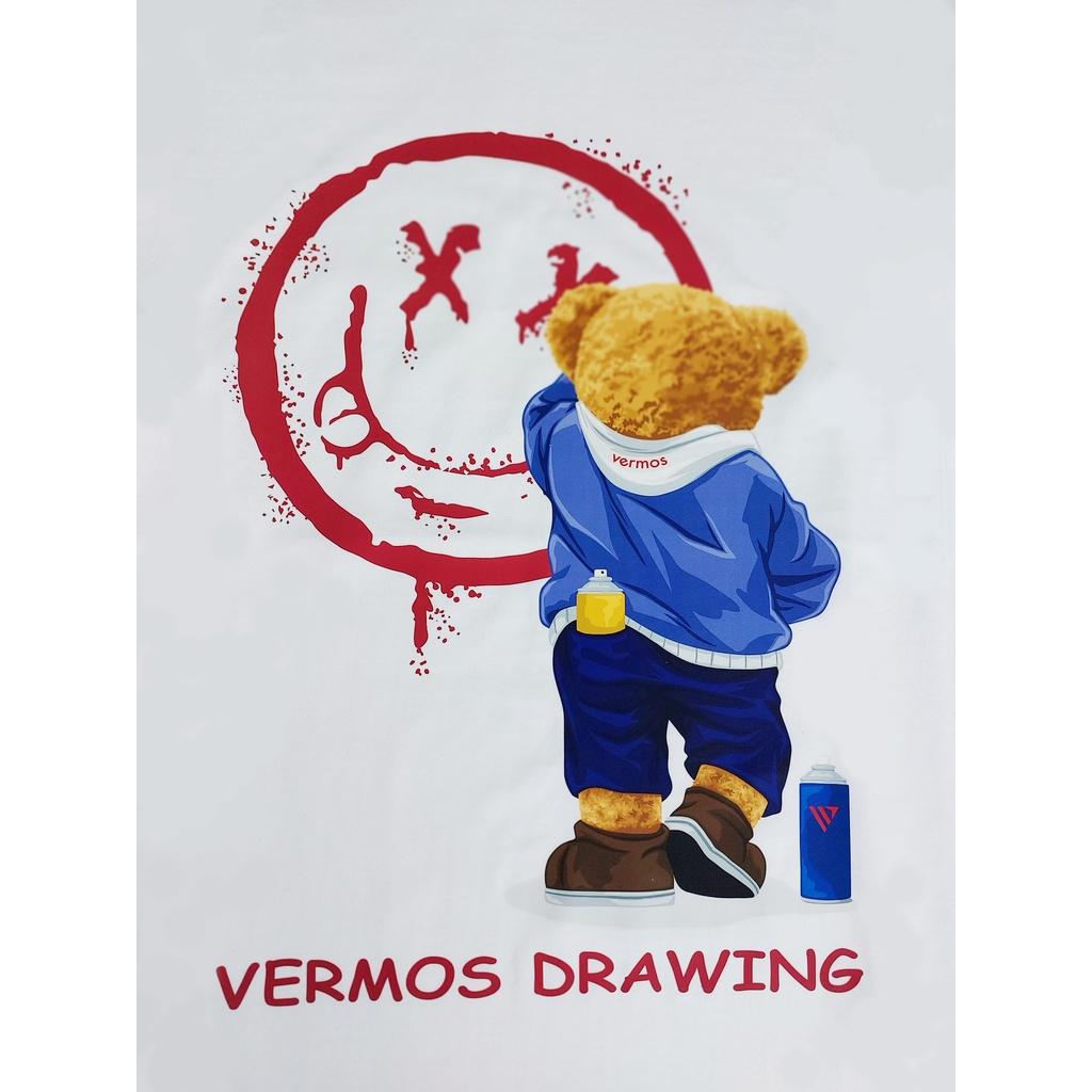 Áo Thun Vermos Teddy Drawing White