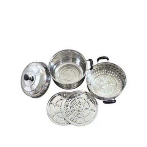 Nồi Hấp Inox Đa Năng 2 Tầng 3 Ngăn Cao |
