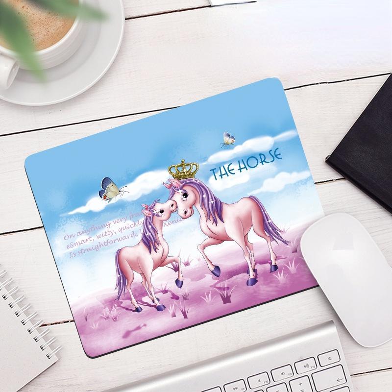 Tấm Lót Chuột Chống Trượt Hình Gấu Hoạt Hình Phong Cách Hàn Quốc