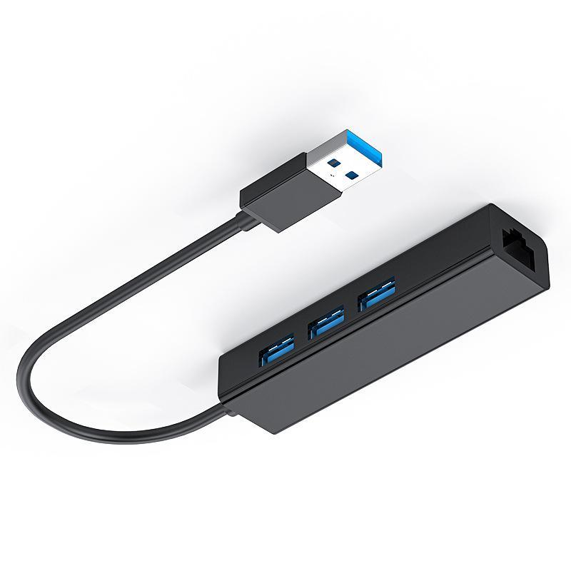 Đảm bảo chất lượng card mạng mạng có dây cổng cáp mạng chuyển đổi đế cắm usb notebook chuyển giao diện 3.0hub adapter nhánh dòng