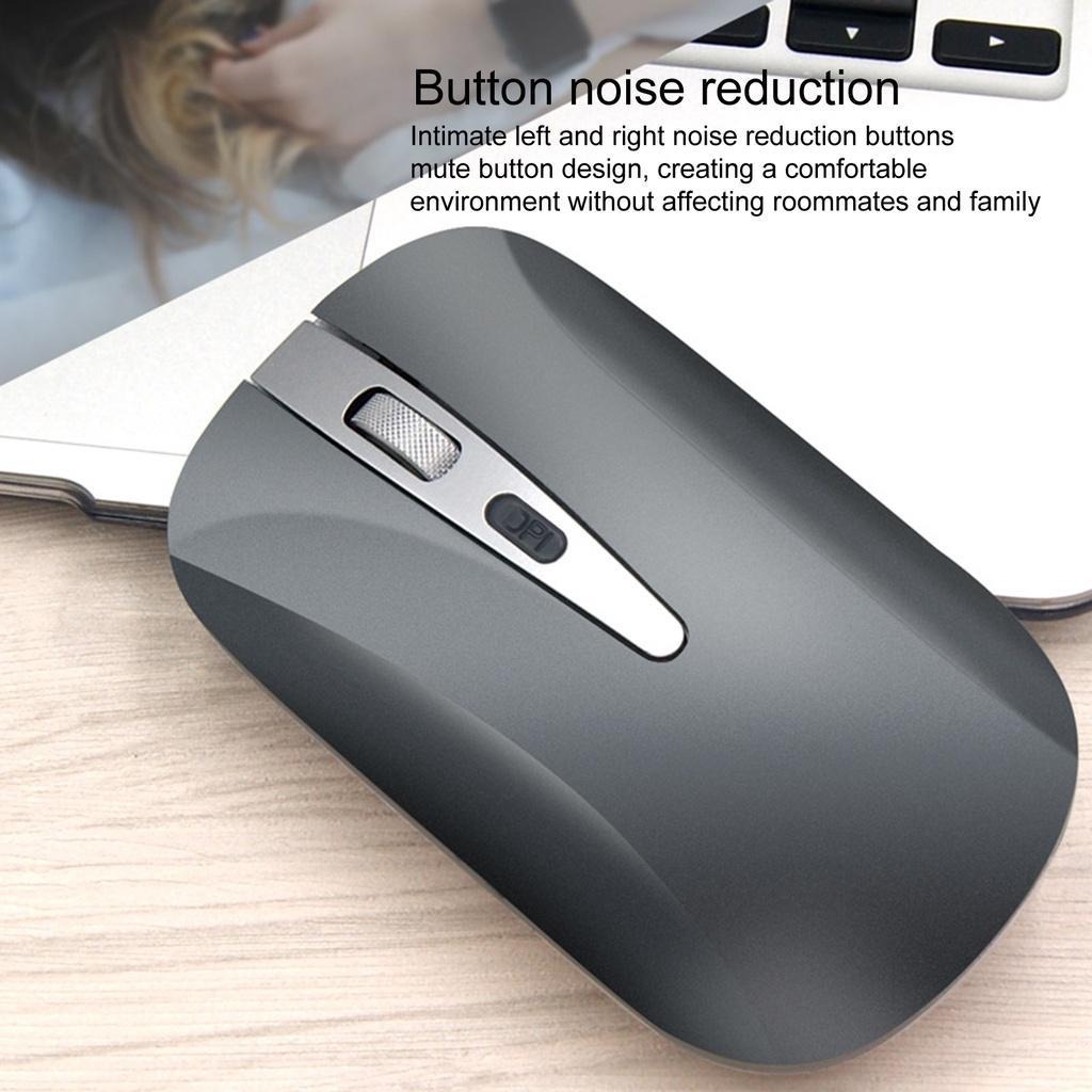 Chuột bluetooth không dây WL168 5.2 không gây tiếng ồn có thể sạc lại