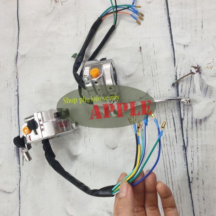 Bộ cụm công tắc tay lái xe CUB 82 Có Đề -TKAs.2736