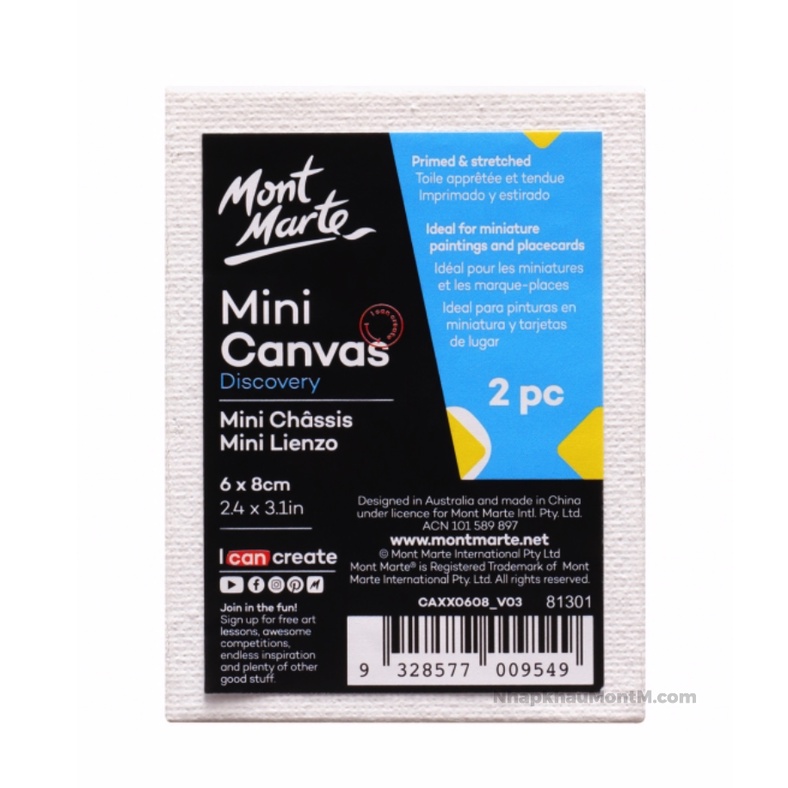 Canvas vẽ tranh MONT MARTE Mini