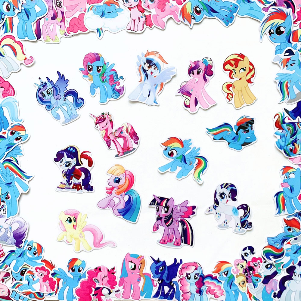 Bộ 20 Sticker Pony (2020) Hình Dán Chủ Đề Ngựa Một Sừng Chống Nước Decal Chất Lượng Cao Trang Trí Va Ly Du Lịch Xe Đạp Xe Máy Xe Điện Motor Laptop Nón Bảo Hiểm Máy Tính Học Sinh Tủ Quần Áo Nắp Lưng Điện Thoại