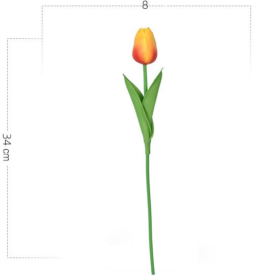 Combo 3 bông hoa Tulip giả để bàn trang trí nội thất