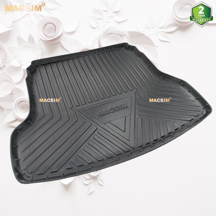 Thảm lót cốp xe ô tô (qd) Kia K3 (Cerato) 2017 đến nay chất liệu TPV thương hiệu Macsim màu đen
