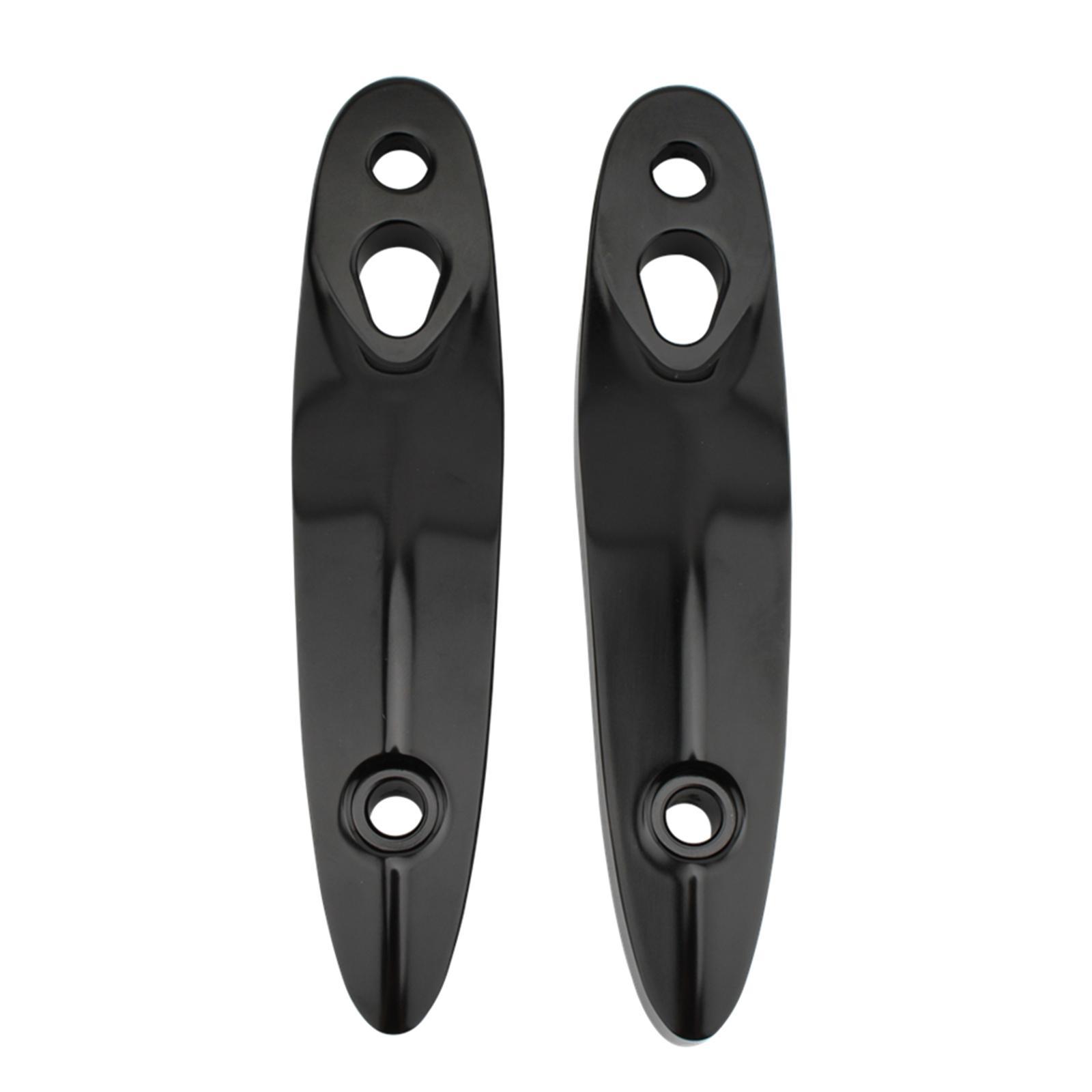 Relocation Brackets Aluminum Alloy Motorcycle for   Black