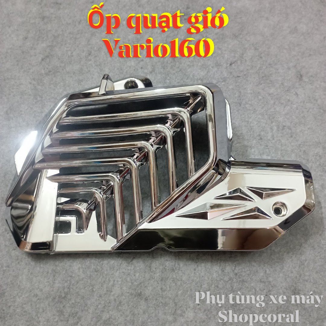 Ốp quạt gió Vario 160 nhựa xi mạ crom