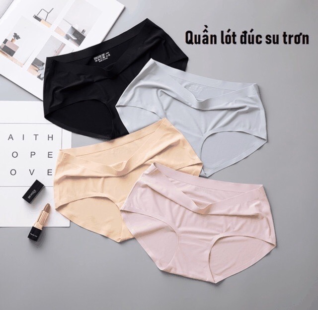 Combo 10 Quần Lót Su Nữ Không Đường May Mềm Mát Thoáng Khí Cao Cấp đủ màu size 40-75kg