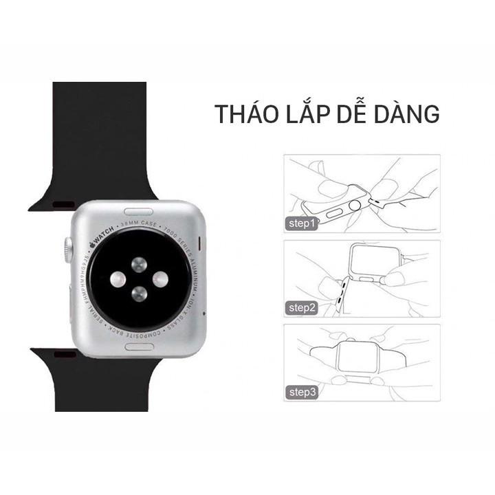 Dây đeo Apple Watch chất liệu silicon dẻo