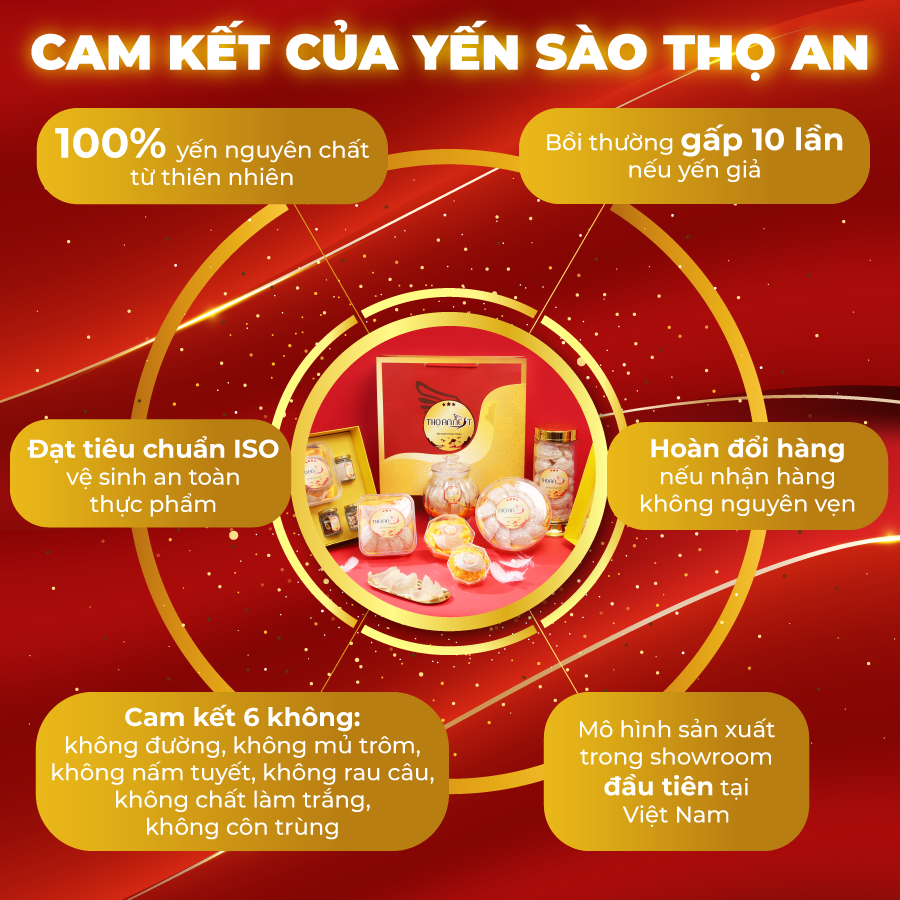 Tổ Yến Sào Thô - Yến Sào Thọ An - Chứng Nhận ISO - Quà Tặng - Hộp 20gr