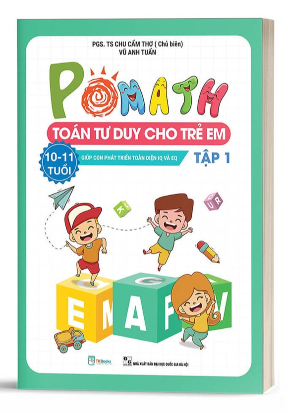 Pomath Toán tư duy cho trẻ em lớp 5 (10 - 11 tuổi) - Tập 1 - Bản Quyền