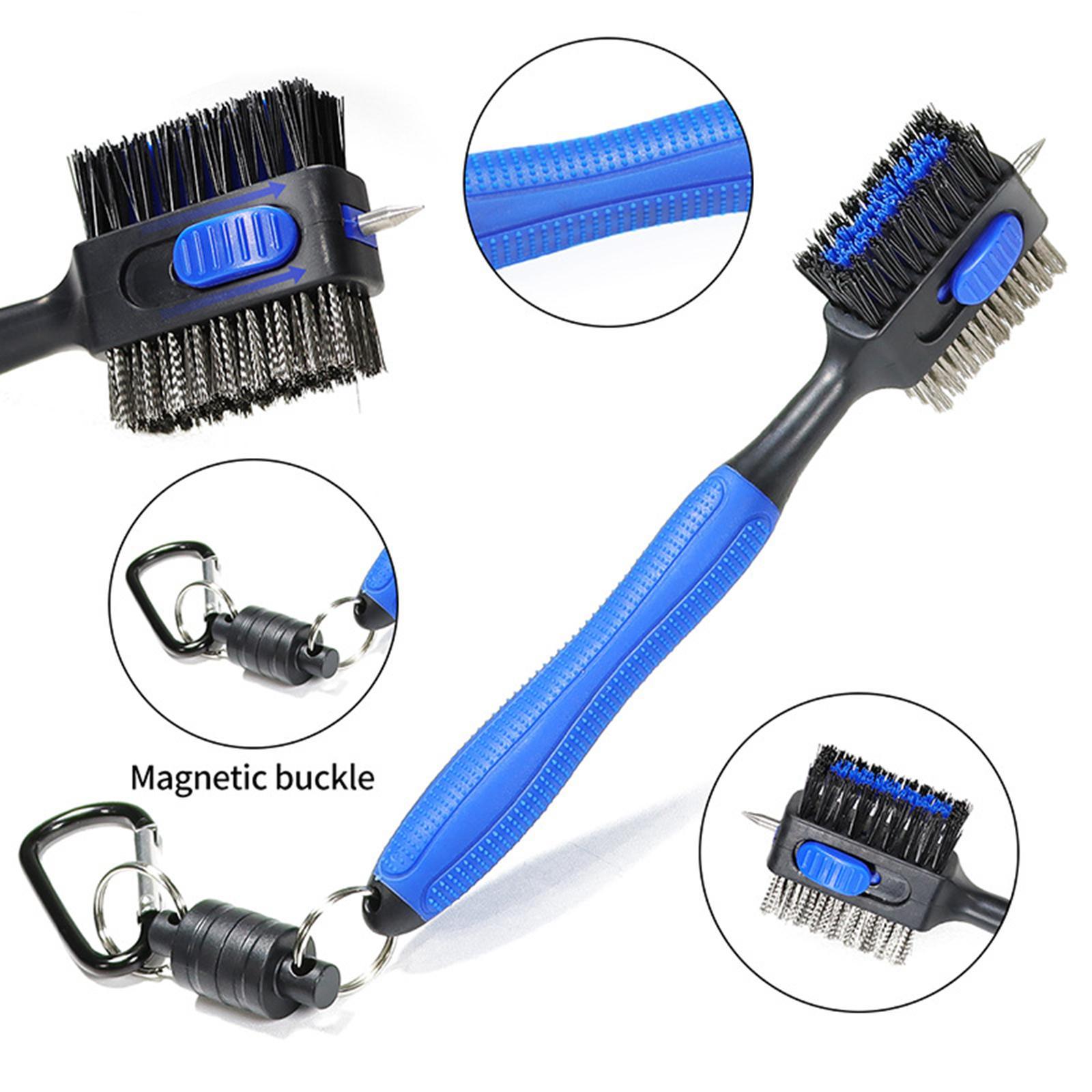 Golf Club Brush Pole Putter Double Sided Cleaner Cleaning Brushes for Outdoor Exercise Sport Decoration