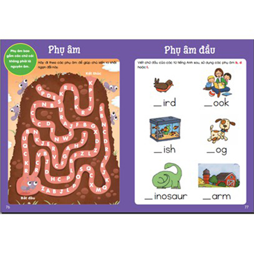 Big Fun Activitity Books 1A + 1B Á Châu Books Chuẩn bị cho bé đến trường (5 - 7 tuổi)