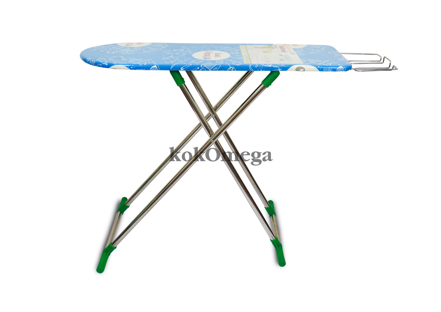 Bàn Để Ủi Quần Áo Kiểu Đứng Lót Ván kokOmega BU-120 F25 35 x 100 Cm (Họa Tiết Ngẫu Nhiên)