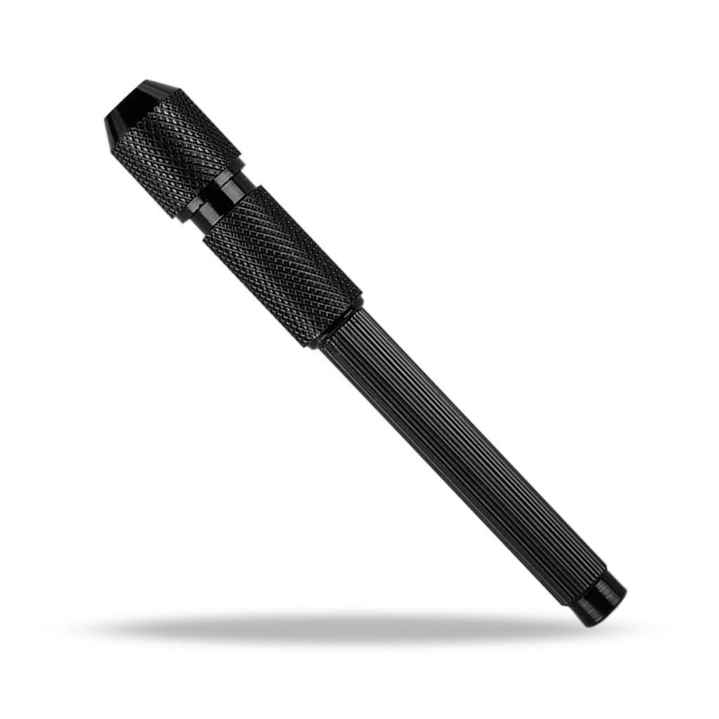 Aluminum Alloy Permanent Makeup Pen Holder Cover for Skin Marker Pen - Black