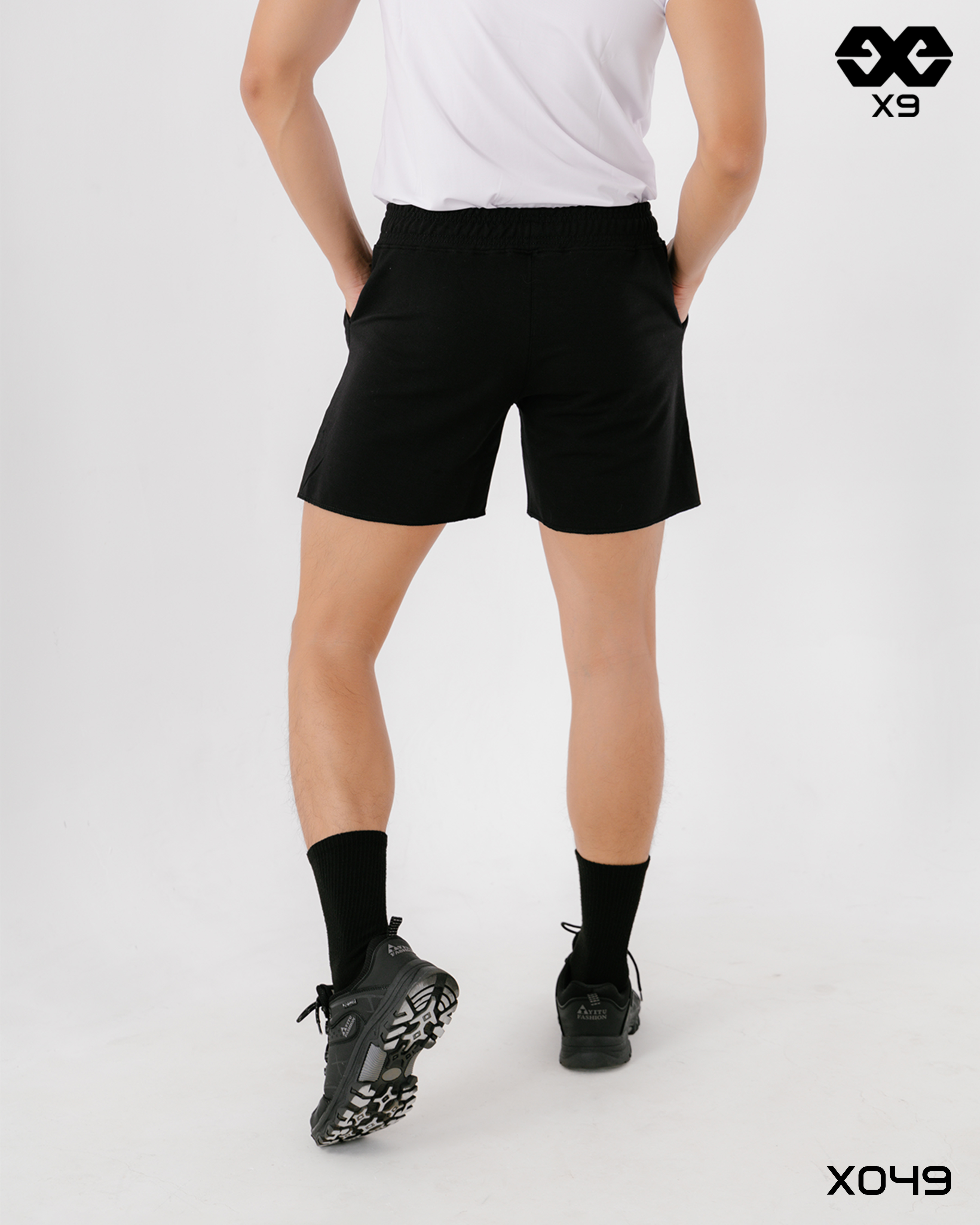 Quần Short Thun Nam Túi Nổi Ngắn Ngang Đùi Tập Gym Chạy Bộ Thể Thao - X9 Sportswear - X049