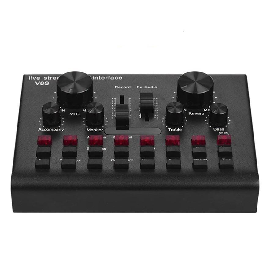 Sound Card Thu Âm Thanh Và Livestream Cuvave V8S - Bluetooth USB Audio Interface Soundcard Auto Tune