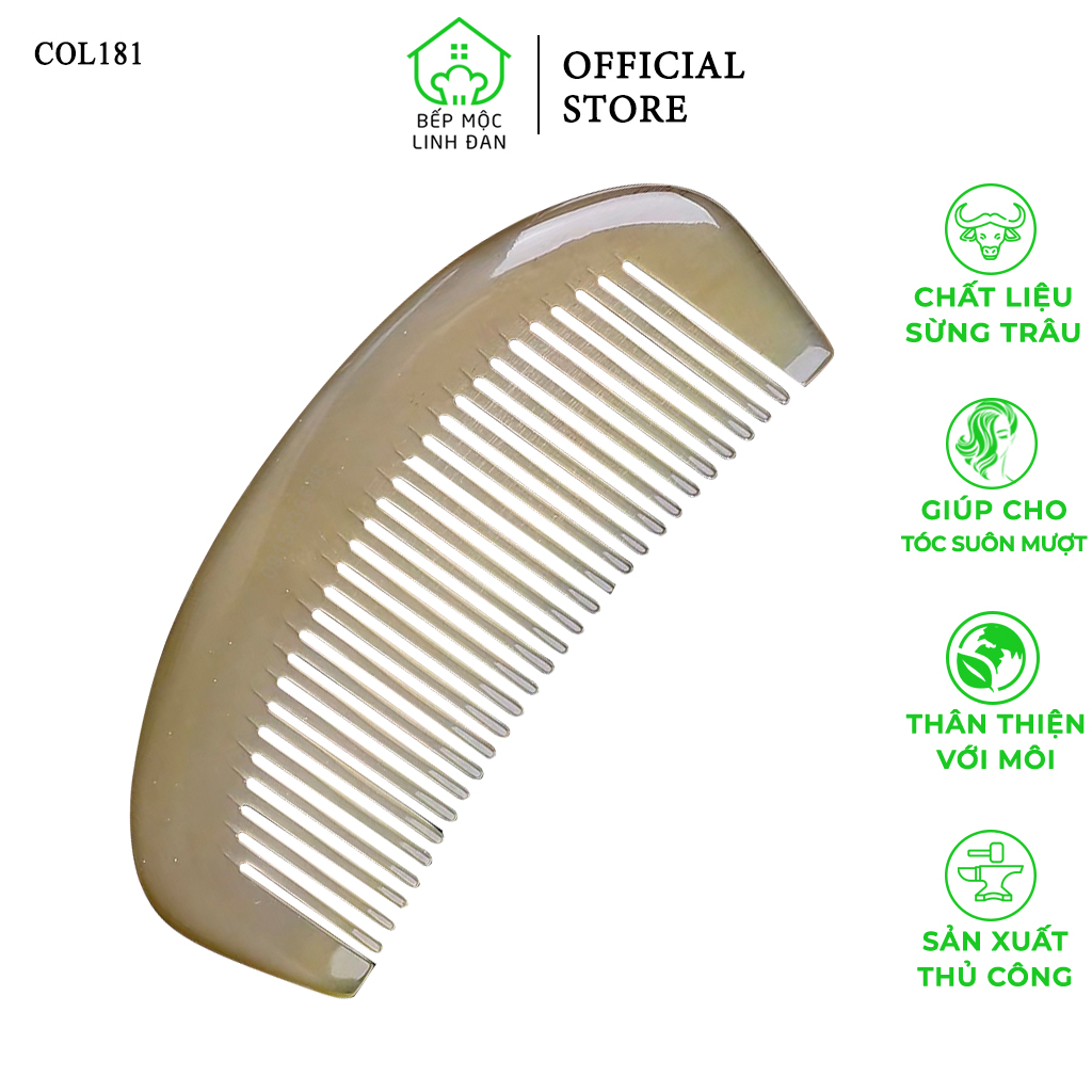 Lược Sừng Múi Bưởi xuất Nhật Phụ Kiện Bỏ Túi Tiện Dụng