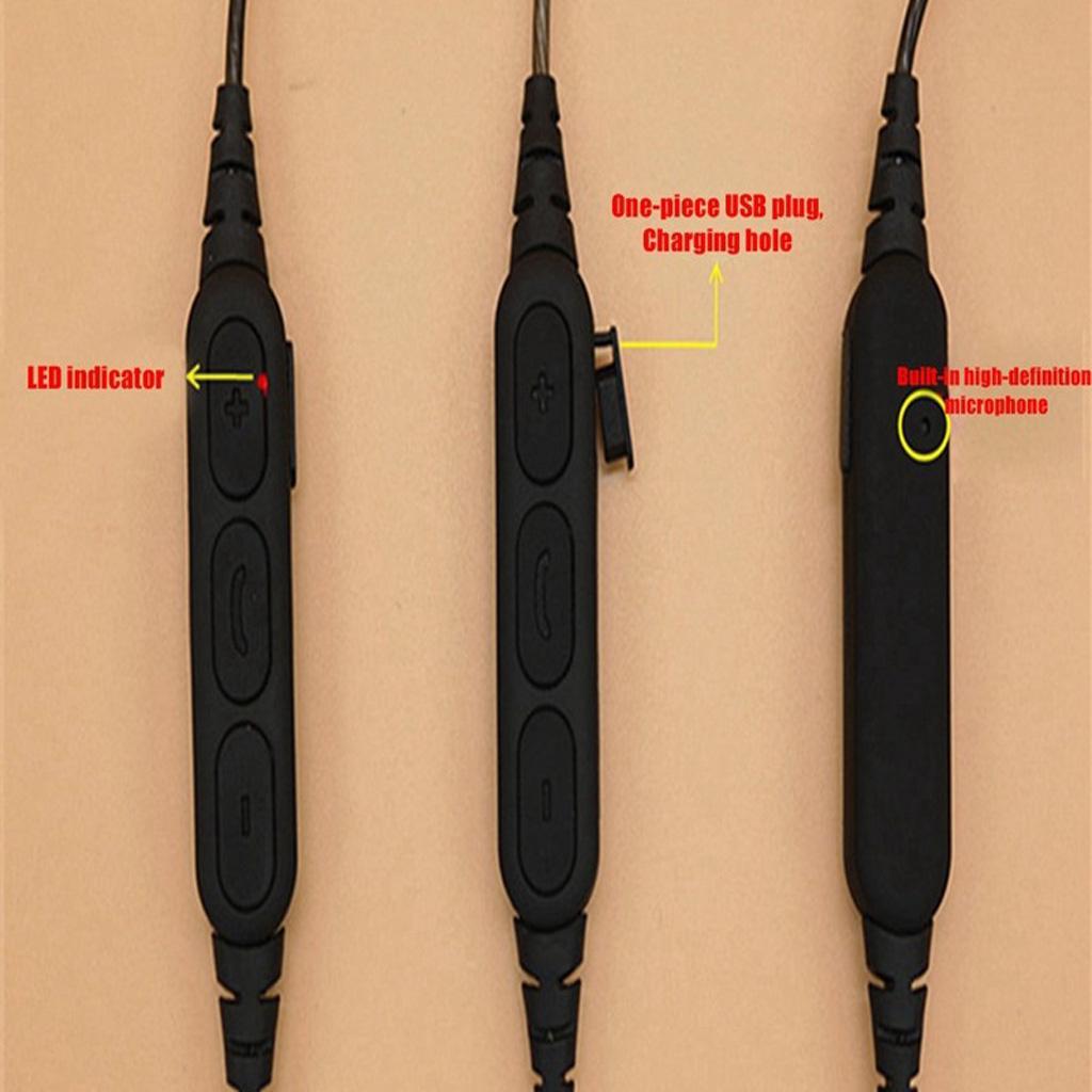 DIY Headphone Audio Cable Line Earphone Maintenance Control Wire With Microphone Bluetooth Adapter Receiver