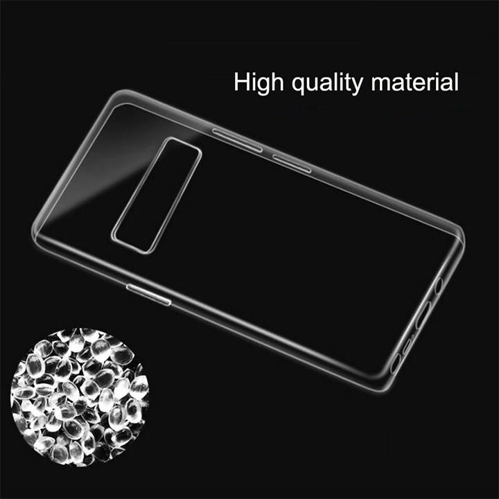 ỐP LƯNG DẺO SILICON TRONG SUỐT DÀNH CHO ĐIỆN THOẠI SAMSUNG GALAXY NOTE 8
