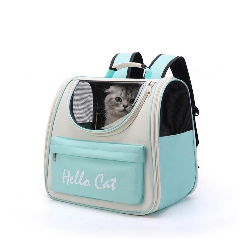 Balo vận chuyển chó mèo Hello Cat - Balo vận chuyển thú cưng cao cấp mẫu mới size lớn