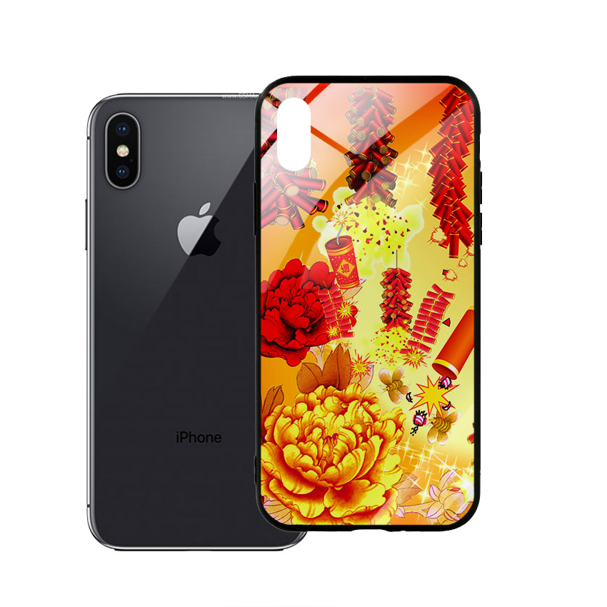 Ốp Lưng Kính Cường Lực cho điện thoại Iphone X / Xs - Firework