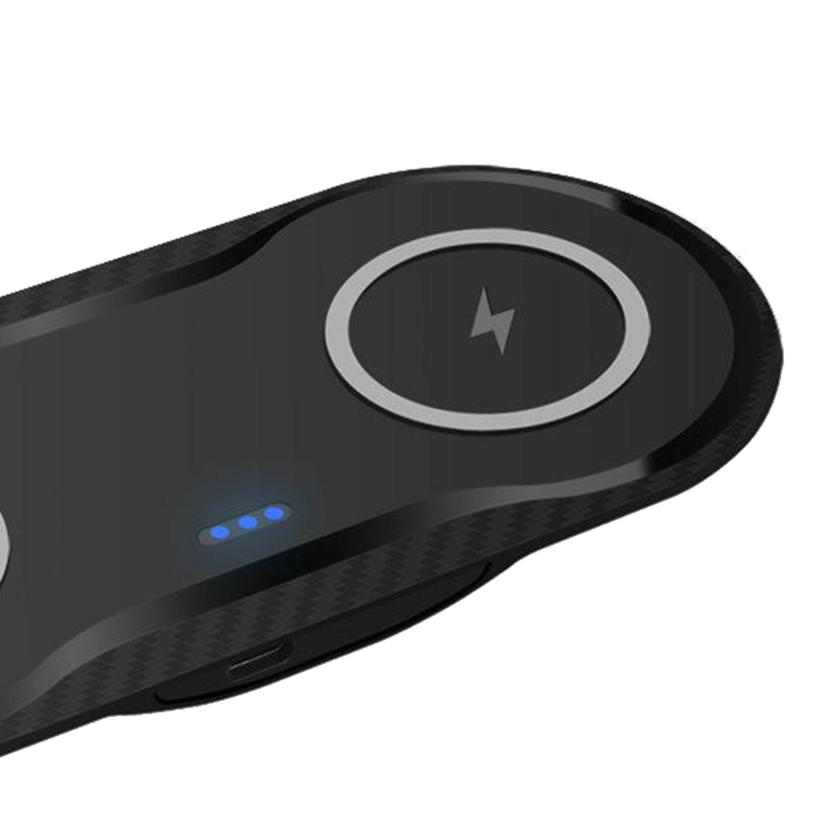 Professional Qi Wireless Charger Dock Pad for Samsung S20 S10 Black New