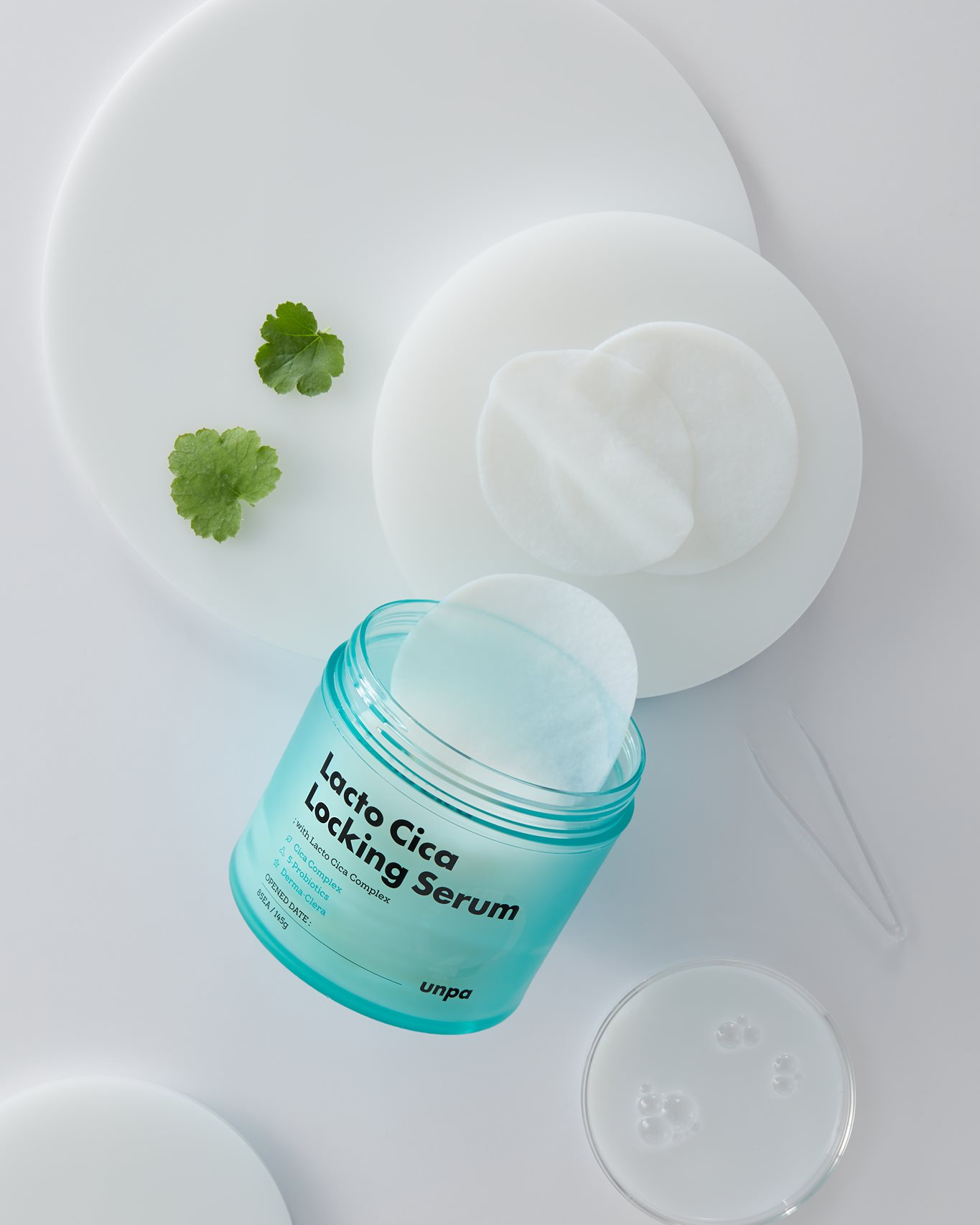 Serum Dạng Miếng Giúp Làm Dịu, Phục Hồi Da Và Ngừa Mụn Unpa Lacto Cica Locking Serum 145g/85pads
