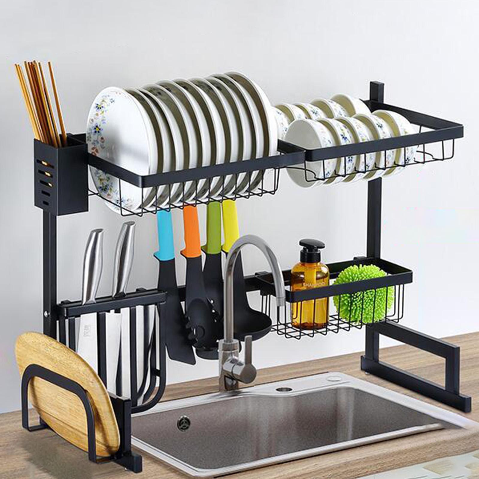 Multifunctional Over Sink Bowl Organiser Kitchen Drainer Storage Holder