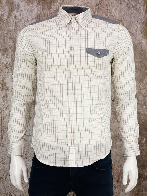 Áo Sơ Mi Tay Dài Design United Checks Shirt - SIZE 95