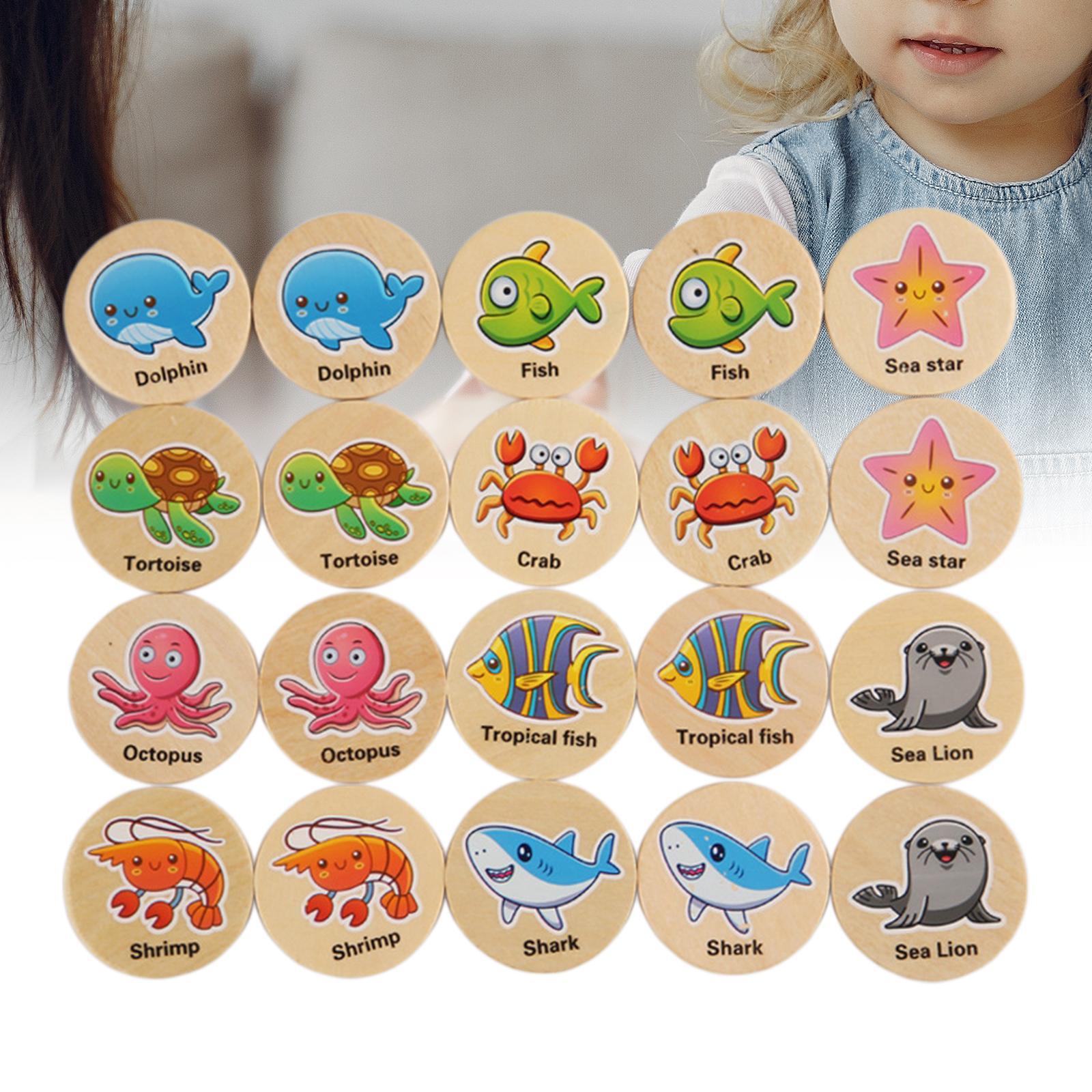 Memory Matching Game Cognitive Ability Toy for Ages 3 and up Development Toy