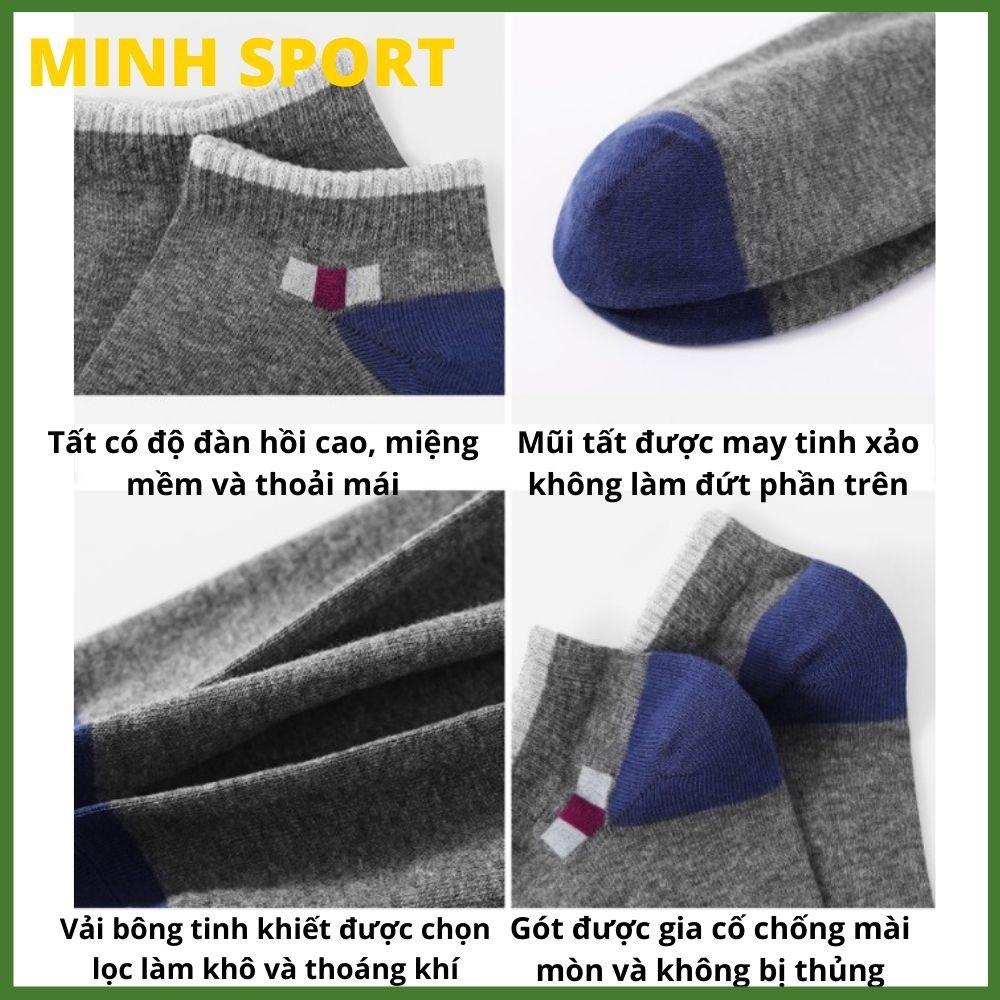 Tất nam nữ cao cấp HENG KANG KNITTING sợi bông thoáng khí kháng khuẩn thấm hút mồ hôi