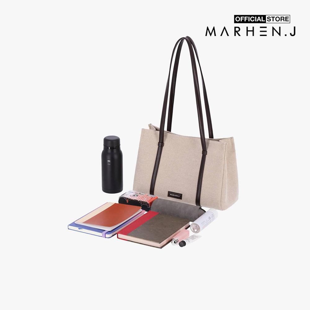 MARHEN.J - Túi đeo vai nữ phom chữ nhật Mina MJ21DMINAC-BR