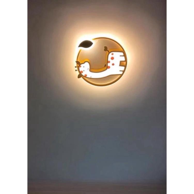 Đèn trần phòng trẻ em,đèn trần hình hươu cao cổ vàng DT DDT