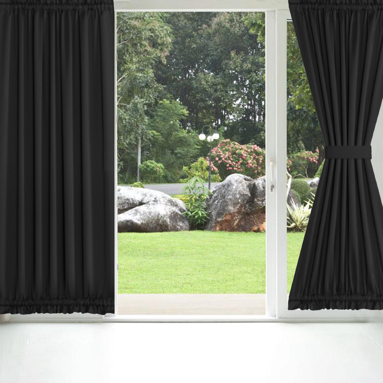 Bộ 2 Rèm Cửa Kiểu Pháp Kèm Thanh Treo Và Dây Buộc