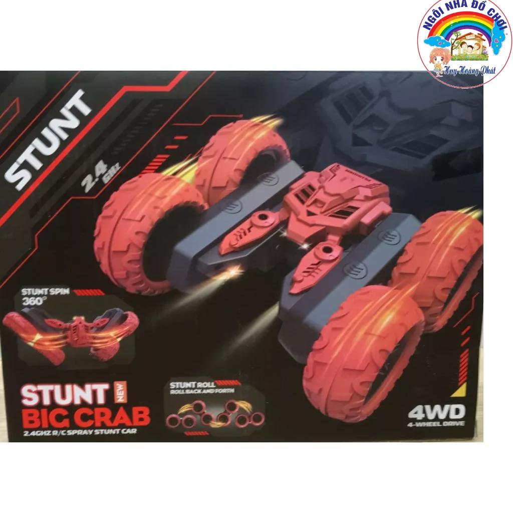 Đồ chơi Xe địa hình điều khiển từ xa- STUNT BIG CARB: Sóng 2.4Ghz, có đèn Led, có nhạc, đứng 2 bánh và xoay 360 độ mới lạ