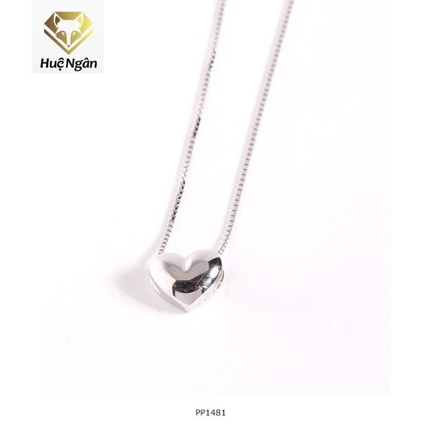 Dây chuyền bạc 925 Huệ Ngân - Tim phồng xinh xắn PP1481