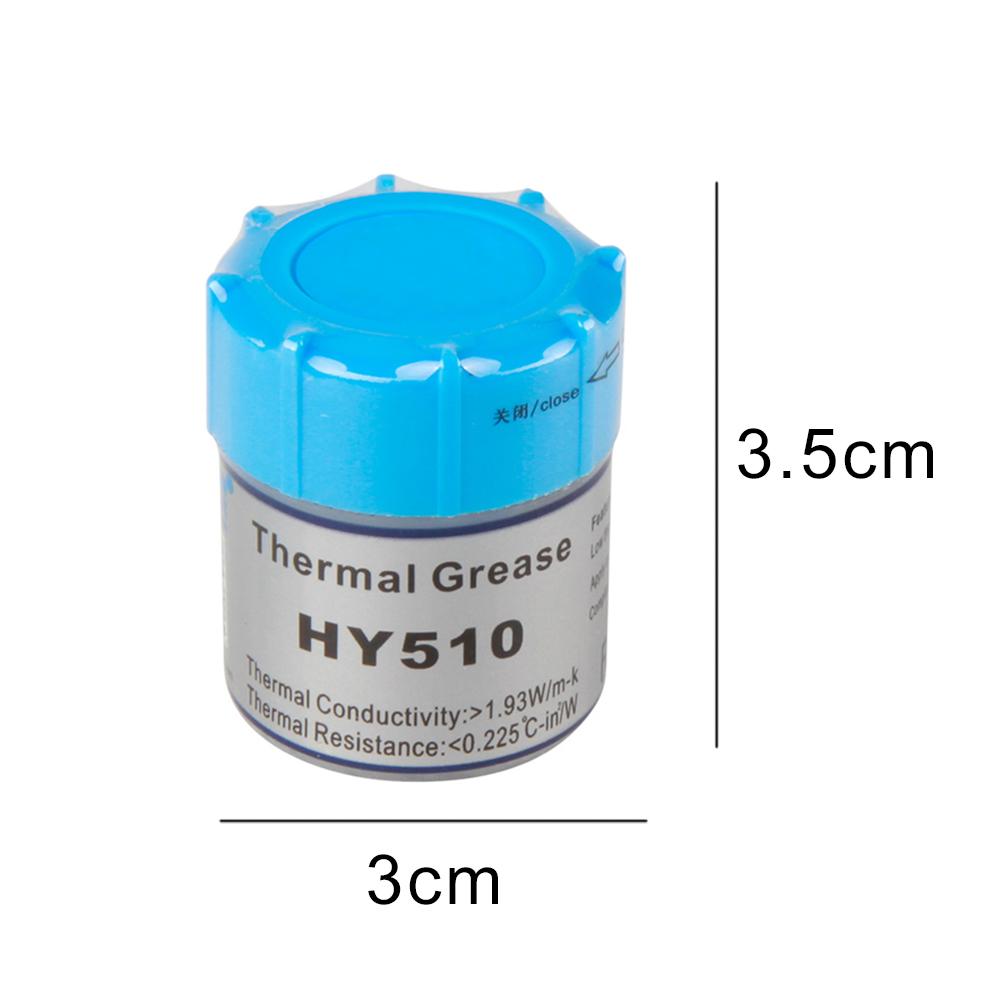 HY510 10G 20G Màu Xám Hợp Chất Silicone Keo Tản Nhiệt Dẫn Điện Dầu Mỡ Tản Nhiệt Cho CPU GPU Chipset Laptop Làm Mát Với Cạp