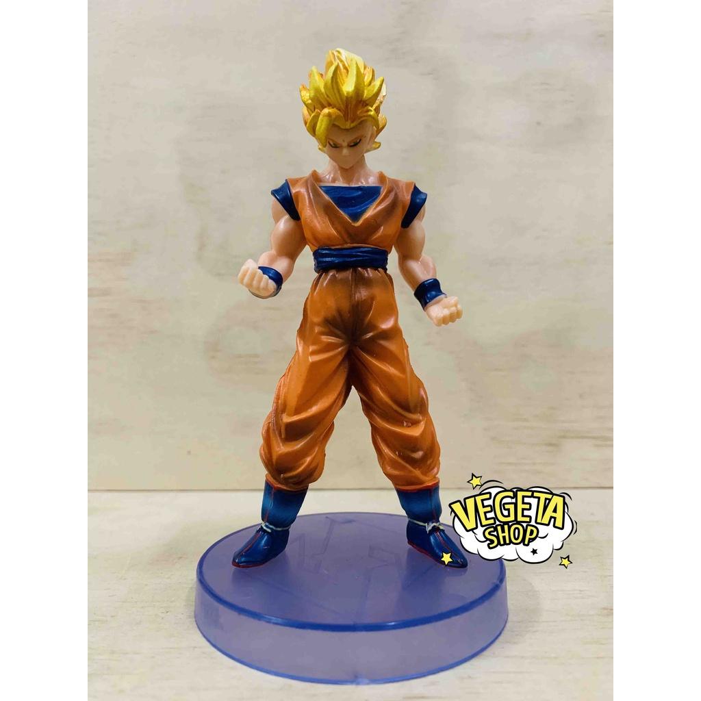Mô hình Dragon Ball - Trunks SSJ Android Số 16 17 Songoku Goku Broly God Blue Piccolo Frieza Fide - Đế tím - Cao 10~13cm
