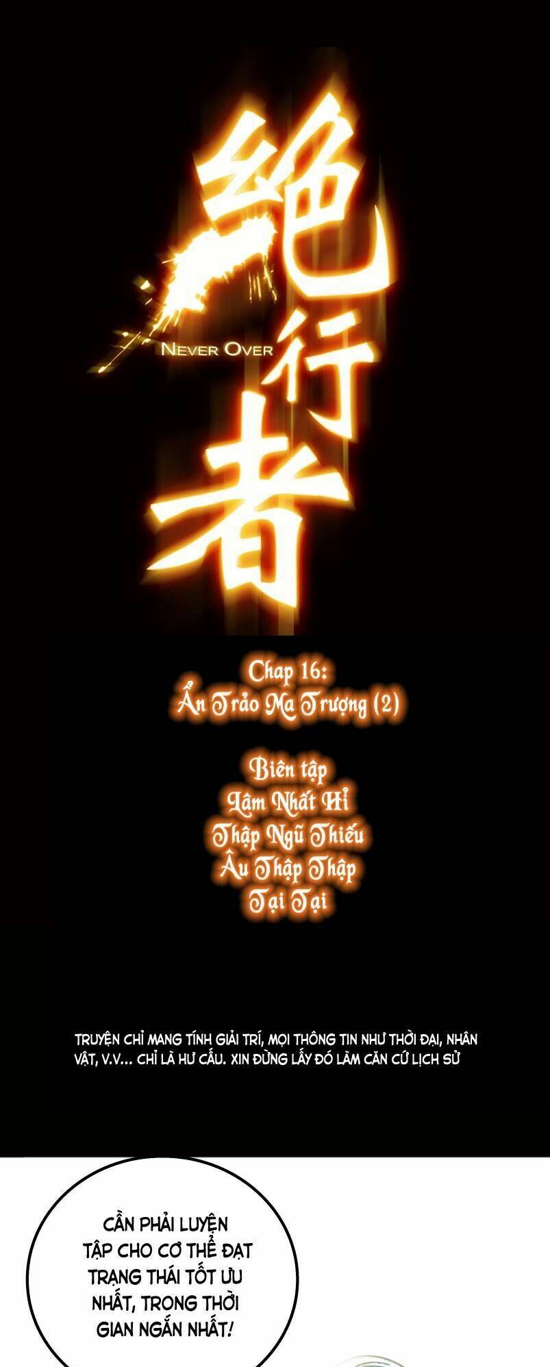 tuyệt hành giả (never over) chapter 16 2