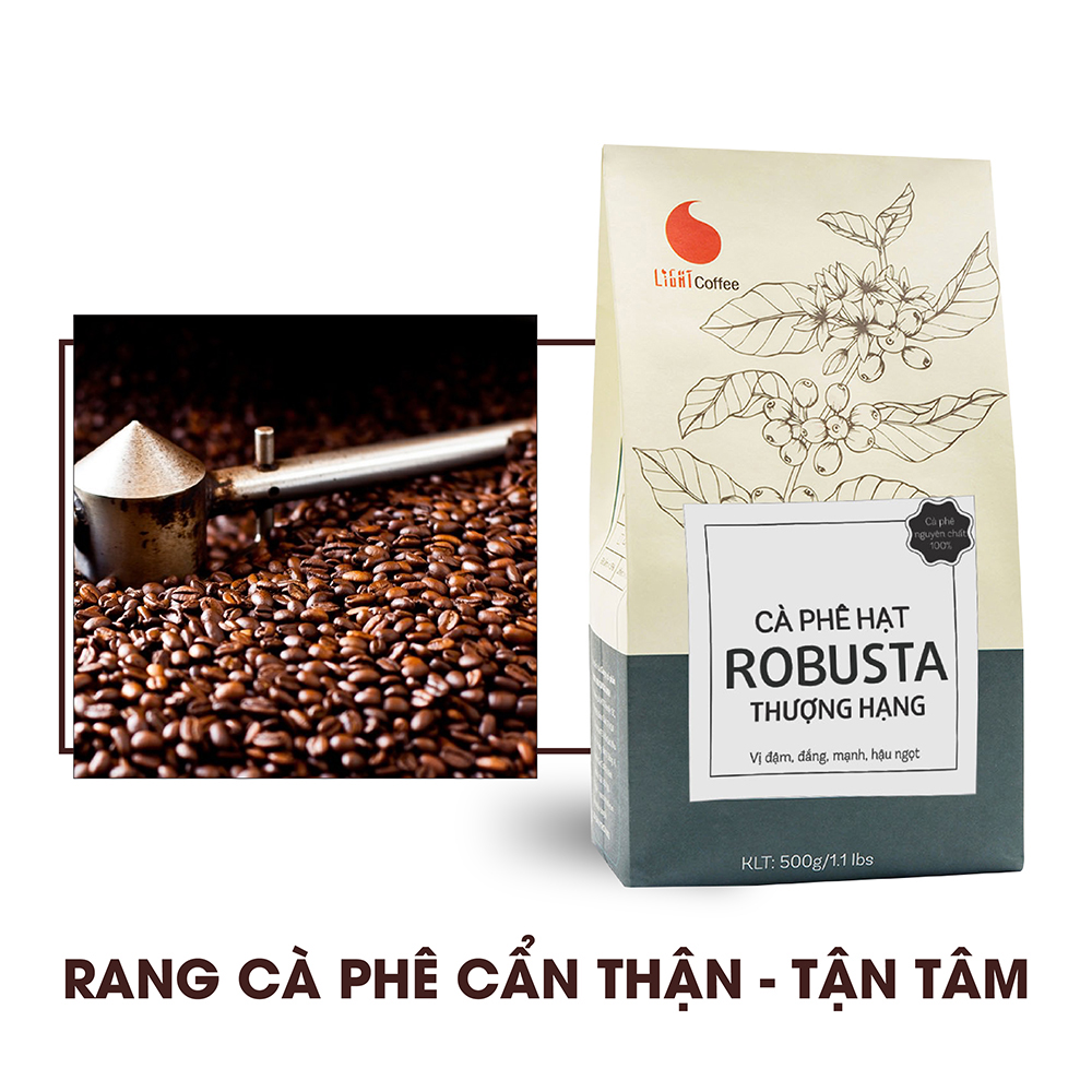 Cà phê hạt Thượng hạng Light coffee 500g